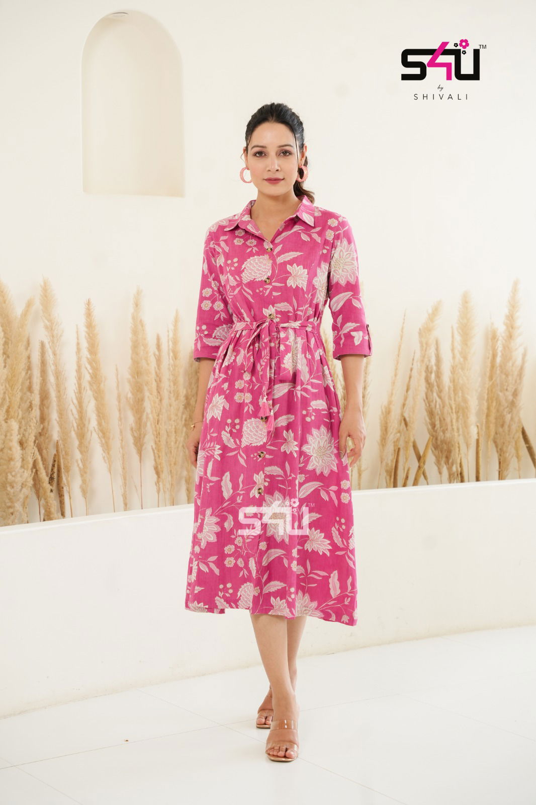 S4U Knot It Up Cotton Party Wear Kurtis Catalog
